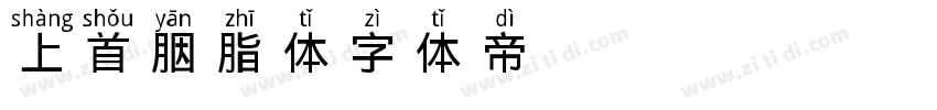 324 上首胭脂体字体转换